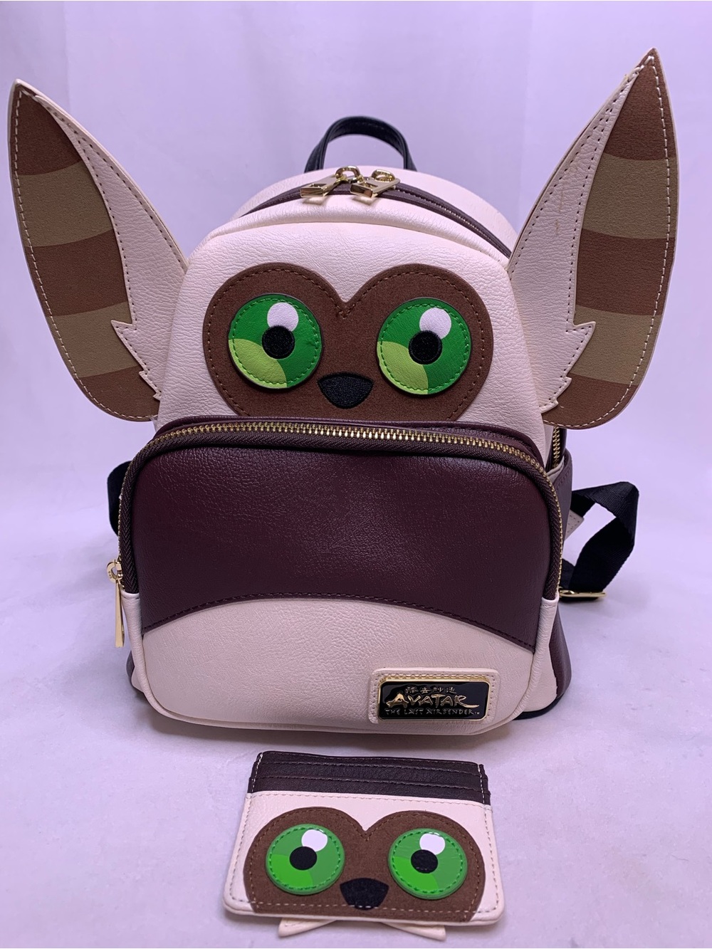 Loungefly Avatar: The Last Airbender Momo mini backpack lemur matching card case